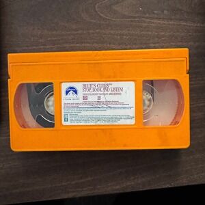 Blues Clues Stop Look and Listen VHS Tape 2000 Kids Children Educational